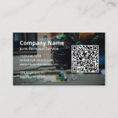 Carte De Visite Service de suppression de junk (Devant)