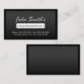 Carte De Visite Service de suppression des neiges Deal sombre prof (Devant / Derrière)