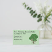 Carte De Visite Service de taille d'arbres local (Debout devant)