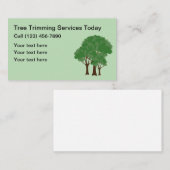 Carte De Visite Service de taille d'arbres local (Devant / Derrière)