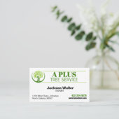 Carte De Visite Service de taille d'arbres professionnel | Arboris (Debout devant)