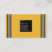 Carte De Visite Service de taxi (Dos)