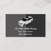 Carte De Visite Service de Taxi à voile (Devant)