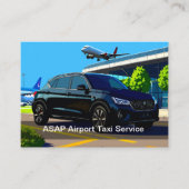 Carte De Visite Service de taxi aéroport (Devant)