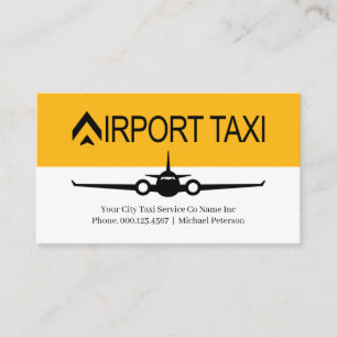 Carte De Visite Service de taxi aéroportuaire