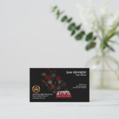 Carte De Visite Service de taxi de Bokeh (Debout devant)
