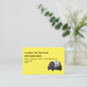 Carte De Visite Service de taxi de Londres (Debout devant)