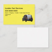 Carte De Visite Service de taxi de Londres (Devant / Derrière)