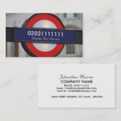 Carte De Visite Service de taxi de Londres City (Devant / Derrière)