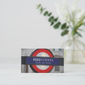 Carte De Visite Service de taxi de Londres City (Debout devant)