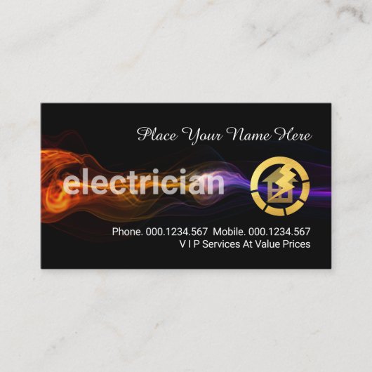 Carte De Visite Service de taxi éclair rapide époustouflant (Devant)