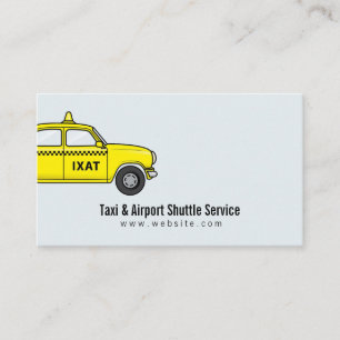 Carte De Visite Service de taxi et navette aéroport
