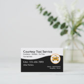 Carte De Visite Service de taxi moderne (Debout devant)