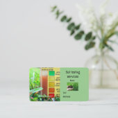 Carte De Visite Service de test du sol (Debout devant)