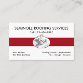 Carte De Visite Service De Toiture Moderne (Devant)