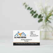 Carte De Visite Service de toiture professionnel (Debout devant)