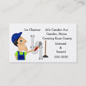 Carte De Visite Service de tuyauterie (Dos)