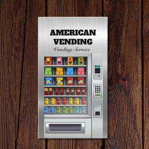 Carte De Visite Service de vente Aliments Snack Fournisseur Métal 