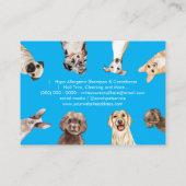 Carte De Visite Service de visite de chiots (Dos)