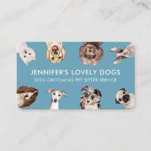 Carte De Visite Service de visite de chiots