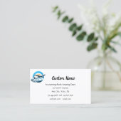 Carte De Visite Service de voyage d'avion Entretien des réparation (Debout devant)