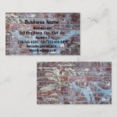 Carte De Visite Service d'élimination des graffitis Lavage de pres (Devant / Derrière)