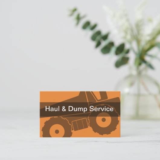 Carte De Visite Service d'enlèvement (Debout devant)