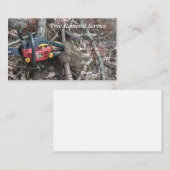 Carte De Visite Service d'enlèvement d'arbres par artiste professi (Devant / Derrière)