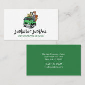 Carte De Visite Service d'enlèvement des ordures d'enlèvement des (Devant / Derrière)