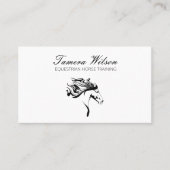 Carte De Visite Service d'entraînement équestre à cheval (Devant)