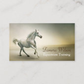 Carte De Visite Service d'entraînement équestre à cheval (Devant)