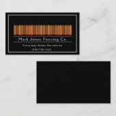 Carte De Visite Service d'entreprise de clôture (Devant / Derrière)