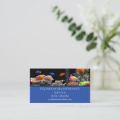 Carte De Visite Service d'entretien d'aquarium professionnel (Debout devant)
