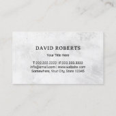 Carte De Visite Service d'entretien de la pelouse et d'aménagement (Dos)