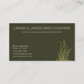 Carte De Visite Service d'entretien de pelouse et d'aménagement pa (Devant)