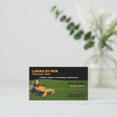 Carte De Visite Service d'entretien de pelouse et d'aménagement pa (Debout devant)