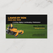 Carte De Visite Service d'entretien de pelouse et d'aménagement pa (Devant)