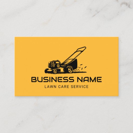 Carte De Visite Service d'entretien de pelouse et d'aménagement pa (Devant)