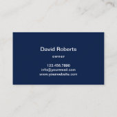 Carte De Visite Service d'entretien de pelouse et d'atterrissage B (Dos)