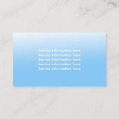 Carte De Visite Service d'entretien de pelouse et de jardinage (Dos)