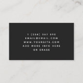 Carte De Visite Service d'entretien de pelouse moderne Cactus Logo (Dos)