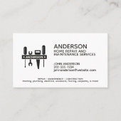 Carte De Visite Service d'entretien de réparation résidentielle mo (Devant)