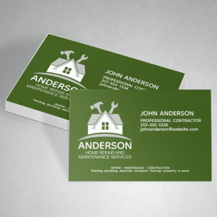 Carte De Visite Service d'entretien de réparation résidentielle mo
