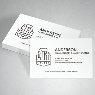 Carte De Visite Service d'entretien de réparation résidentielle mo