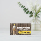Carte De Visite Service d'entretien d'entretien de Handyman 3D Woo (Debout devant)