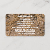 Carte De Visite Service d'entretien des pelouses et des arbres Sha (Devant)