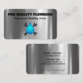 Carte De Visite Service d'entretien des plomberie Handyman (Devant / Derrière)