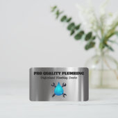 Carte De Visite Service d'entretien des plomberie Handyman (Debout devant)