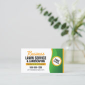 Carte De Visite Service d'entretien des terrains et d'aménagement (Debout devant)