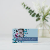 Carte De Visite Service d'évacuation et de nettoyage des eaux usée (Debout devant)